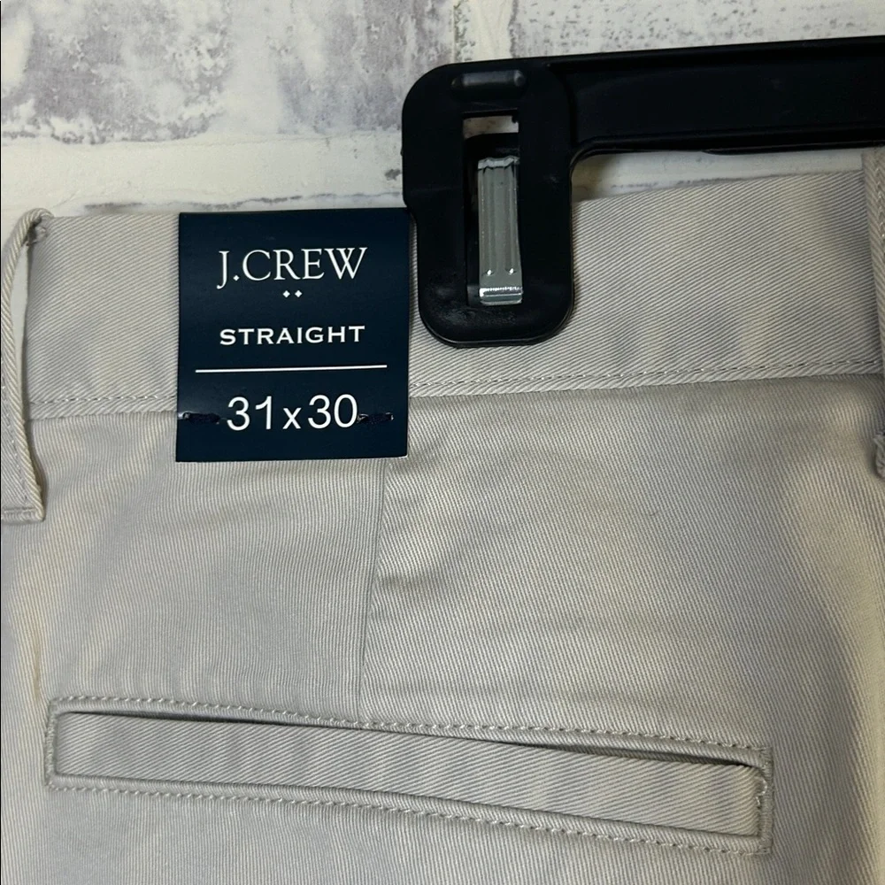 J. Crew Factory Men’s 31 X 30 Straight-Fit Original Chino Pant Khaki New Career